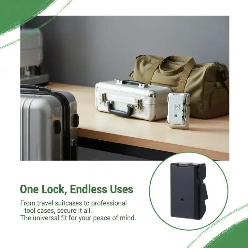 cadenas de valise à code antivol, outil de sécurité pour sac de voyage, accessoires de remplacement pour serrures à clé et loquets