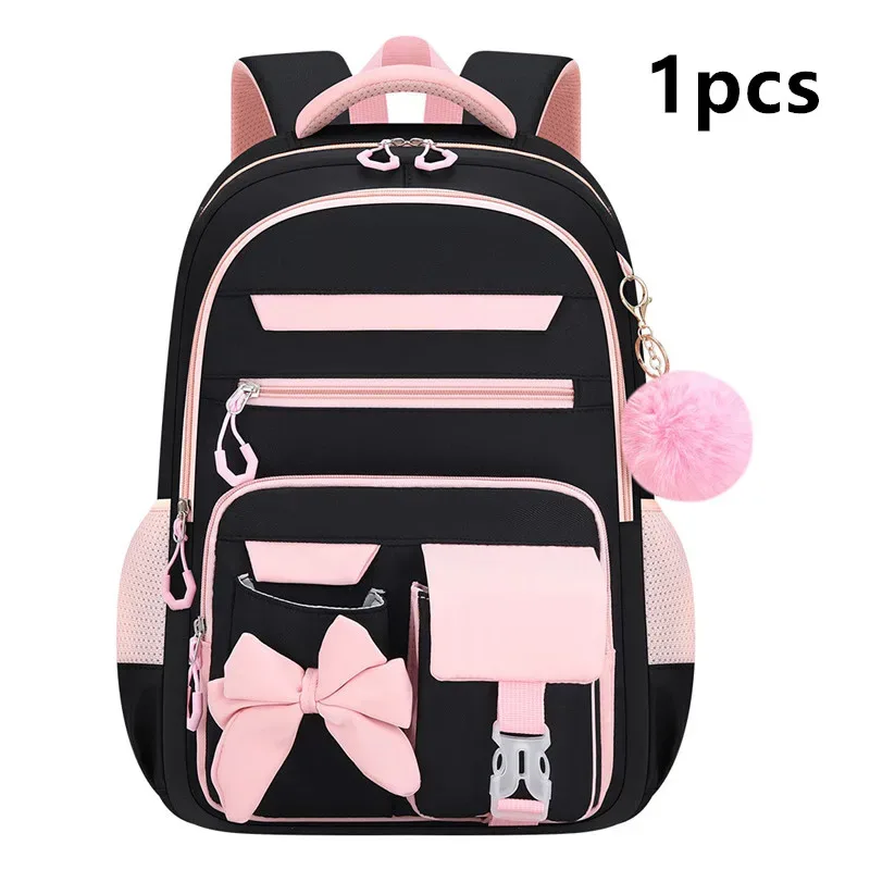 ensemble de 3 sacs à dos scolaires élémentaires grande capacité mignons pour filles du collège avec trousse et boîte à lunch
