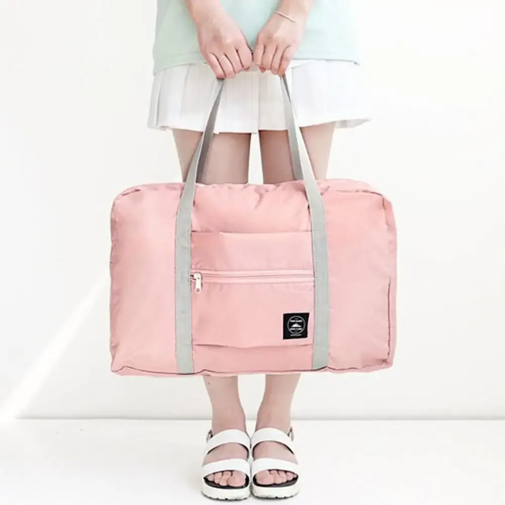 sac de voyage léger pliable en nylon résistant à l'eau, sac de sport portable et durable, se fixe à la valise