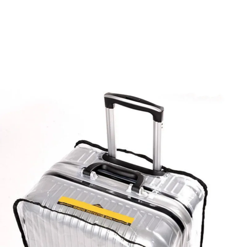 housse de bagage en pvc transparent housse de valise trolley housse étanche et anti-poussière accessoires de voyage housse de valise