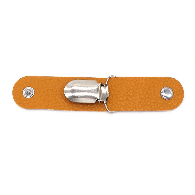 nouvelle pince à chapeau en cuir de voyage, pince de rangement de bagages pour sac à dos extérieur, pince à chapeau de paille polyvalente en cuir pu, accessoire de chapeau