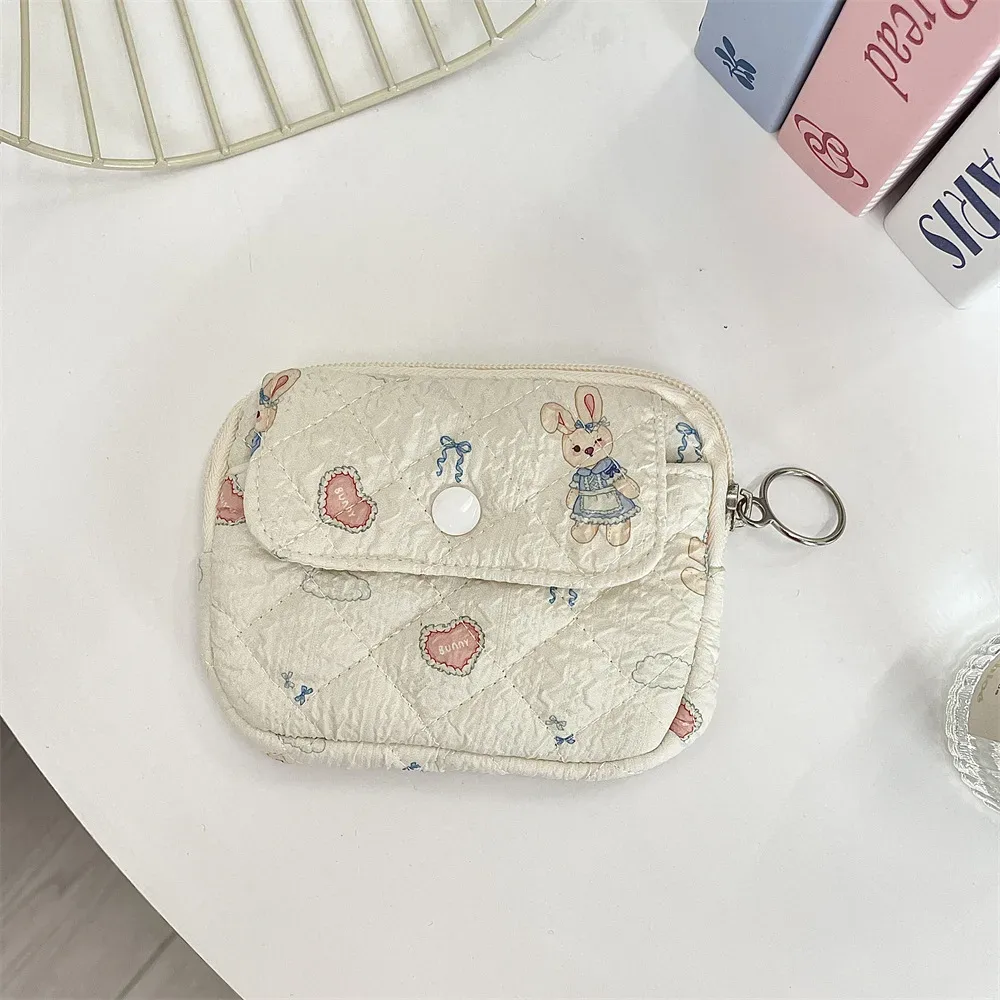 dessin animé mignon petit voyage cosmétique rouge à lèvres écouteur carte portable sac de rangement sac à main femmes cadeau pochette dans les sacs de maquillage organisateur