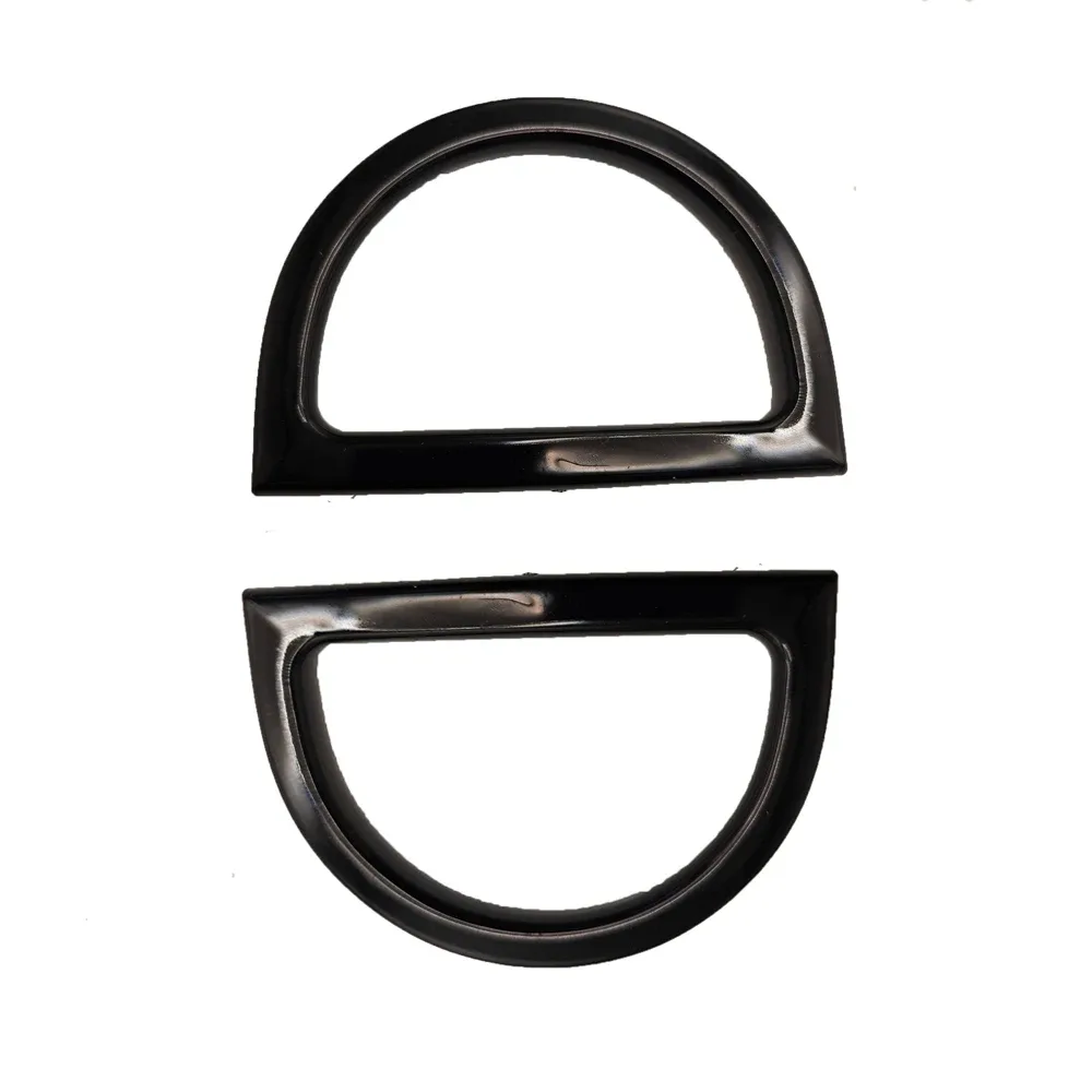 2 poignées semi-circulaires pour sacs diy, poignées plates en résine, accessoires de poignée en forme de d, adaptées aux sacs fourre-tout et portefeuilles faits à la main