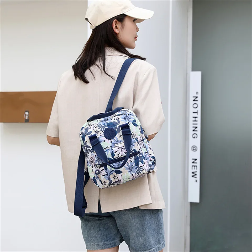 sac à dos antivol pour femme, tissu durable, sac d'école en nylon, style azole, sac à dos scolaire pour filles, sac à dos de voyage féminin, nouvelle mode