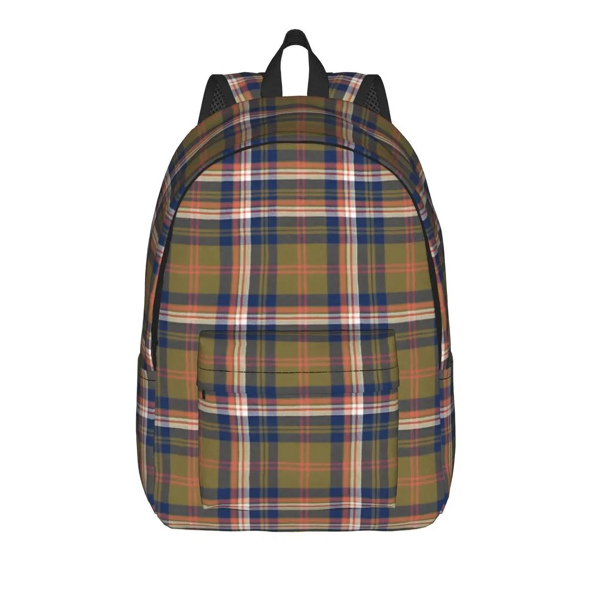 macalpine sac à dos tendance écossais en tartan, durable, pour le lycée, le travail, pour hommes et femmes, sac à bandoulière pour ordinateur portable