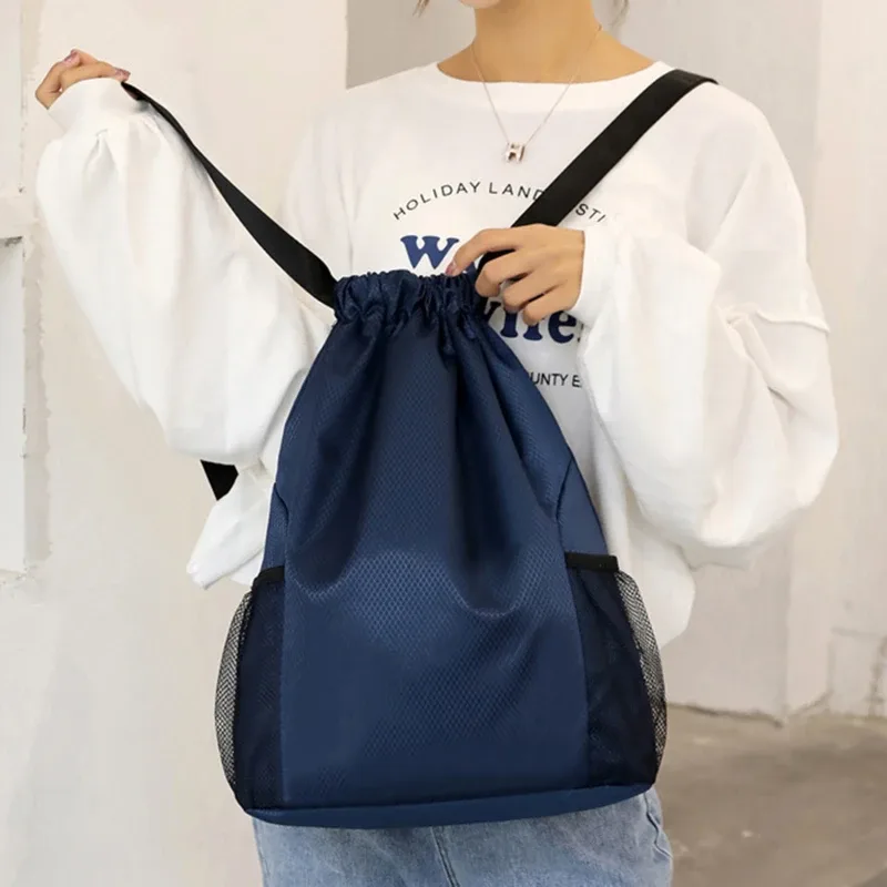 sac à dos de grande capacité anti-éclaboussures pour hommes et femmes, sac à cordes de proximité extérieur, sac d'équitation solide, poche à fermeture éclair