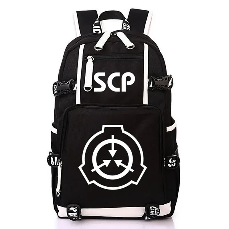 scp-sac à dos avec usb pour étudiants, cartable de voyage