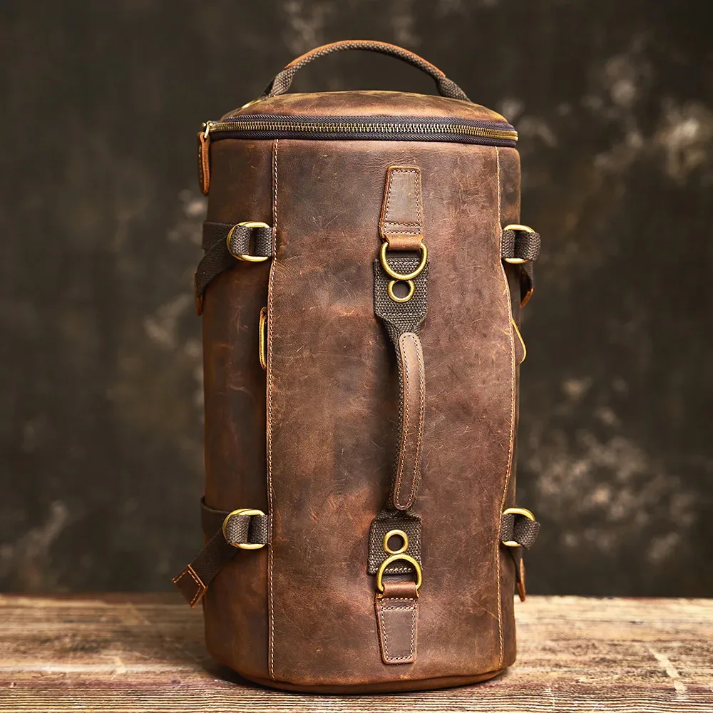 nupugoo-sac à dos multifonctionnel en cuir véritable pour homme, sac à main vintage, sac à bandoulière, sac à intervalles personnalisés