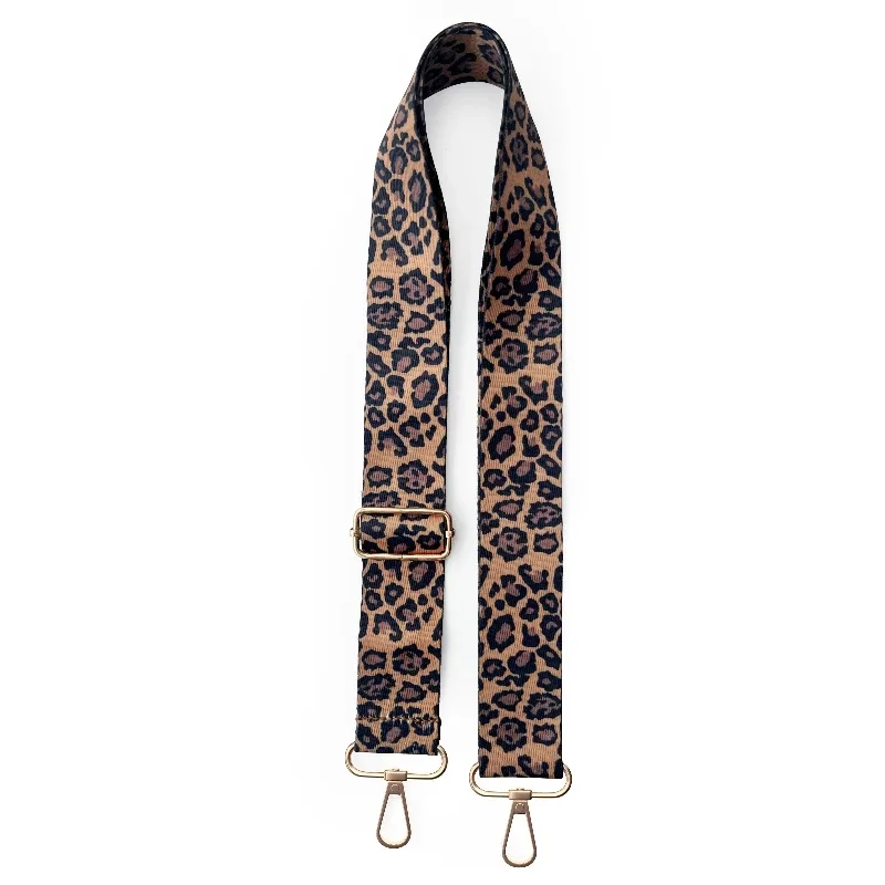 bandoulière réglable imprimé léopard, accessoire de sangle de sac à bandoulière, sangle de remplacement à la mode, bandoulière de sac