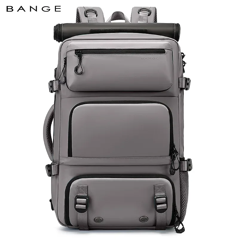 bange-sac à dos extensible pour homme, imperméable, pour ordinateur portable, grande capacité, randonnée, voyage, 17.3 pouces