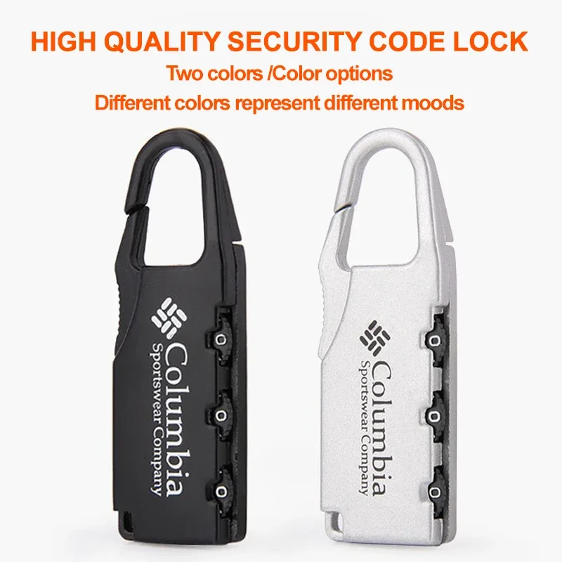 cadenas en alliage combiné pour bagages, utilisé sur les sacs à fermeture éclair, les sacs à dos, les sacs à main, les tiroirs et les armoires - petit cadenas pendentif
