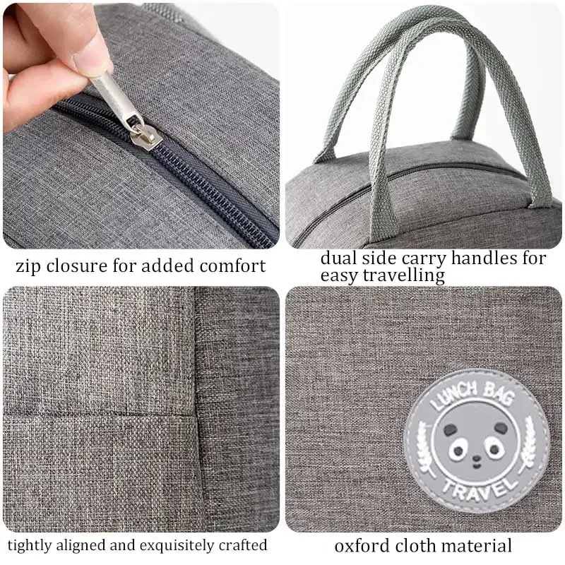 sac isolé à main étanche, boîte à bento en aluminium frais, sac à bento pour étudiant, sac de rangement de voyage à domicile