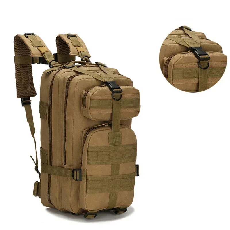 sac à dos tactique 3p en plein air 30l, sac de premiers secours, sport trekking randonnée camping chasse, escalade, équitation, entraînement