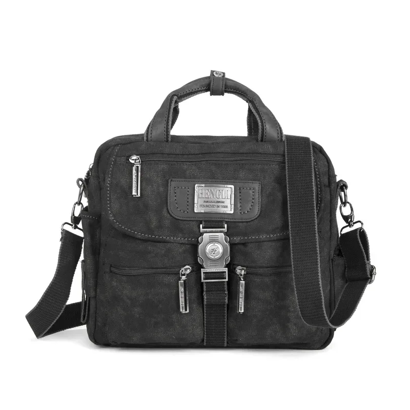 sacs messagers rétro en toile multifonctionnels pour hommes, sacoche d'épaule, sac de voyage décontracté, sacoche à outils vintage, sacoche de transport