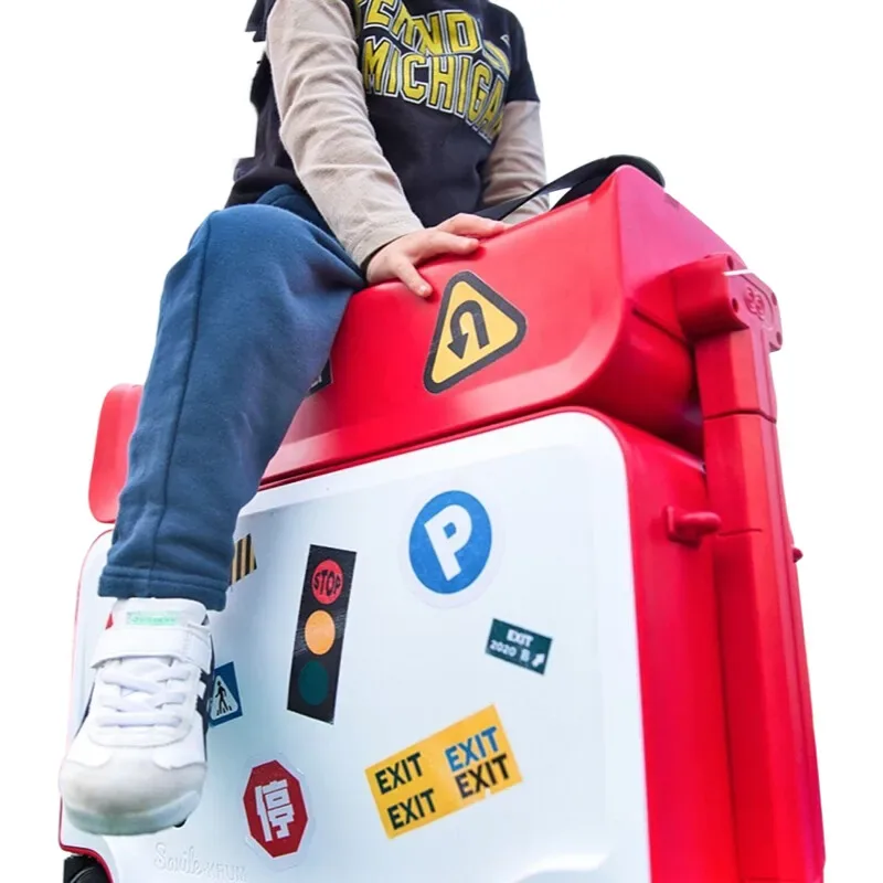 valise de voyage parent-enfant pour enfants, valise à main légère, chariot pour enfants, bagage multifonctionnel pour les voyages en famille