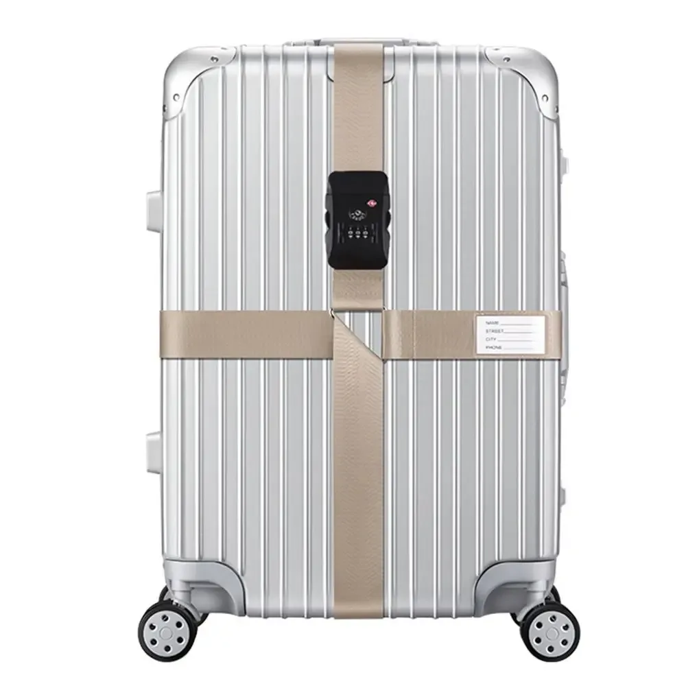 tsa mot de passe douane serrure bagages ceinture croisée réglable valise de voyage bande bagages valise corde sangles accessoires de voyage