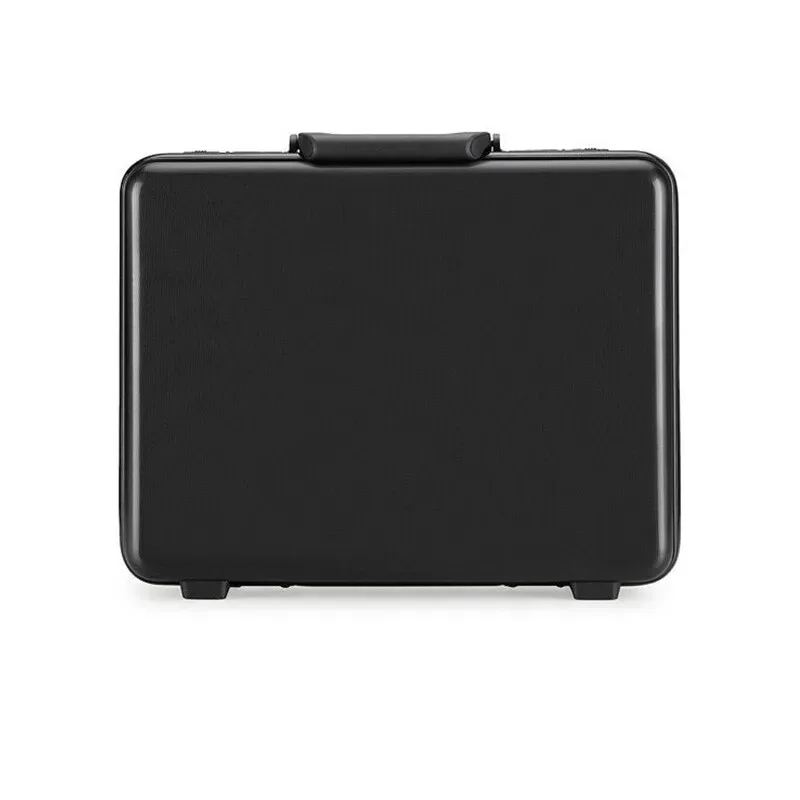 mallette d'affaires abs + aluminium – mallette de rangement pour outils tsa lock avec design portable et compartiments à main