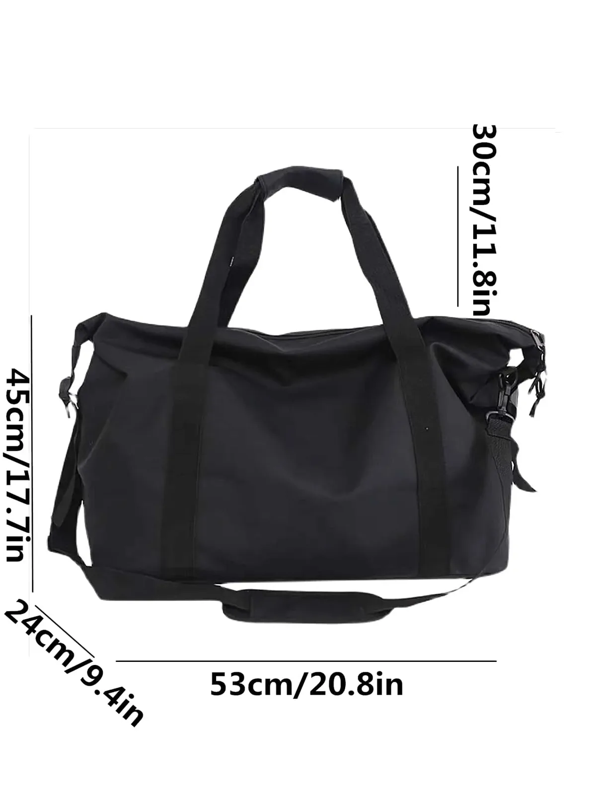 sac de voyage portable, sac de sport et de fitness de grande capacité, sac de rangement léger, sac à bandoulière simple pour les voyages