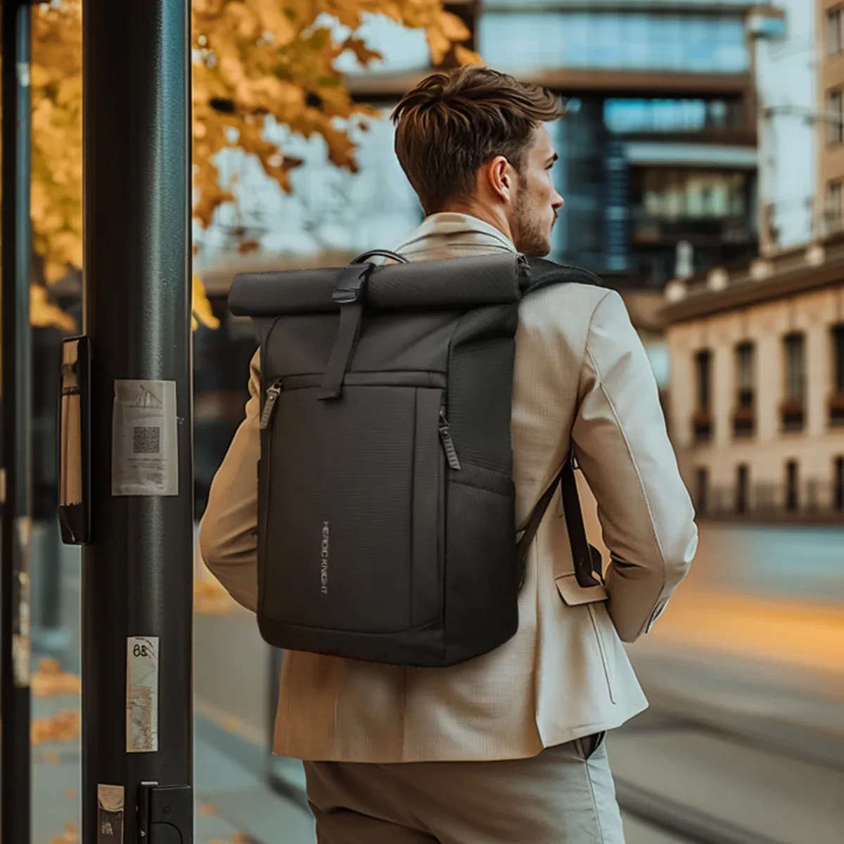 heroic knight – sac à dos de voyage pour hommes, sac à dos de randonnée décontracté, étanche, pour l'extérieur, grande capacité, cartable de week-end