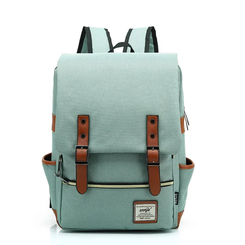 sac à dos vintage pour ordinateur portable de 16 pouces, sacs en toile pour femmes, sacs de voyage en toile pour hommes, sacs à dos décontractés rétro, sacs d'école pour adolescents