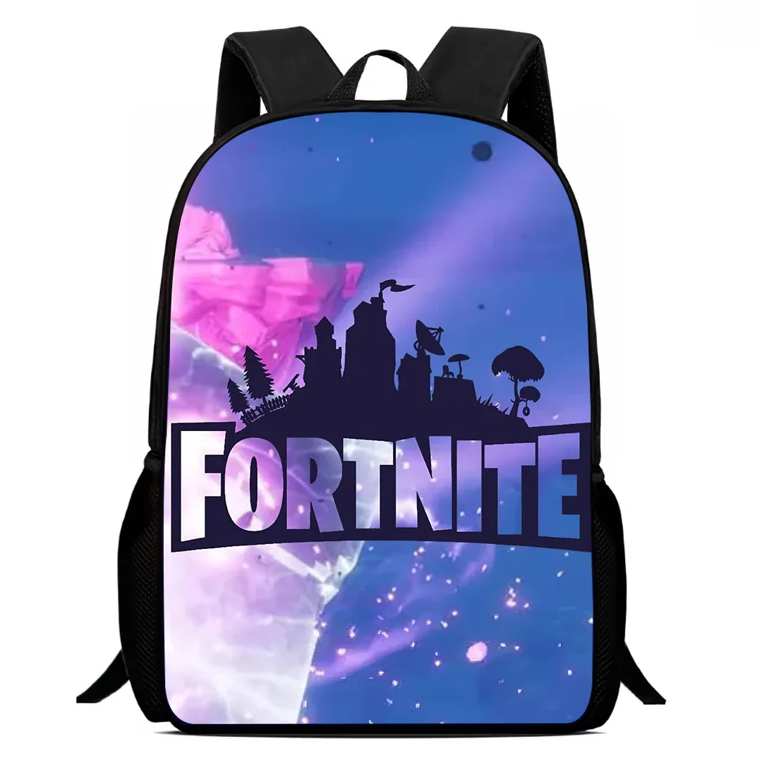sac à dos d'école fortnite de 15 pouces pour enfants, garçons et filles, sac à dos léger imprimé avec des motifs de jeux, grand format, adapté aux enfants de 5 à 8 ans