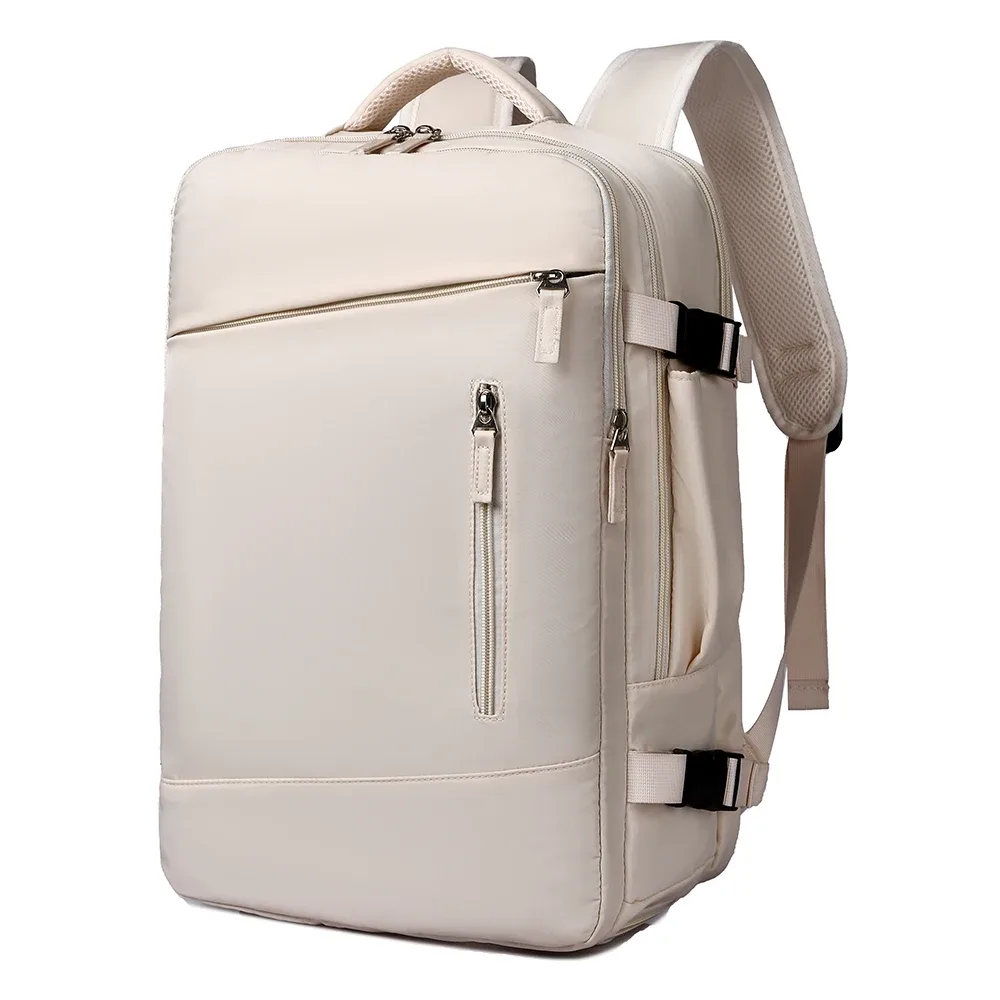 sac à dos de voyage oxford de grande capacité, sac à dos de loisirs simple pour hommes et femmes, compartiment à chaussures indépendant, interface usb