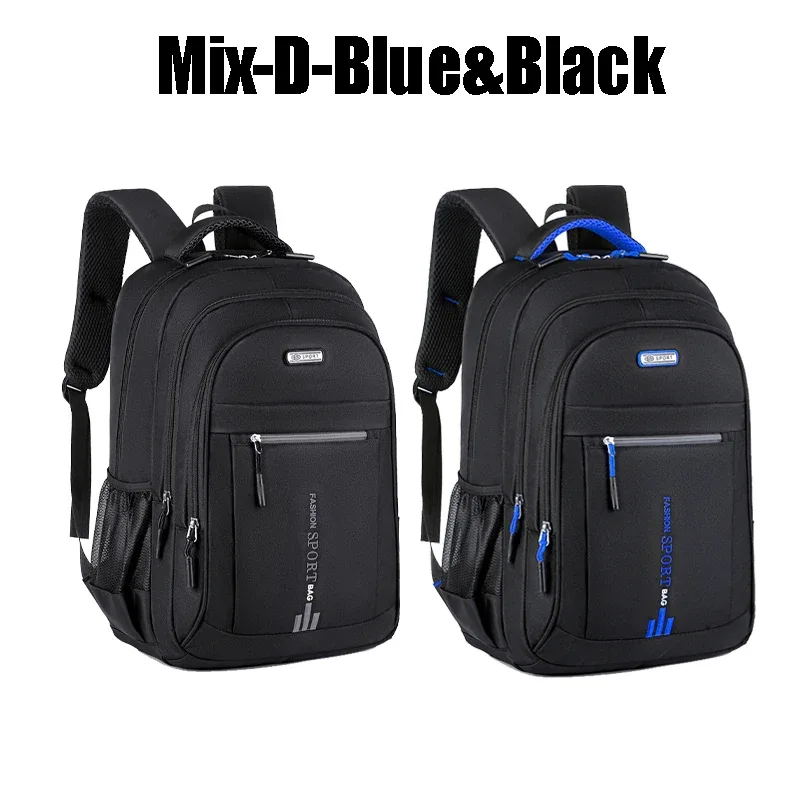 sac à dos pour ordinateur portable oxford durable pour homme, imperméable, pour le travail, les voyages, le lycée