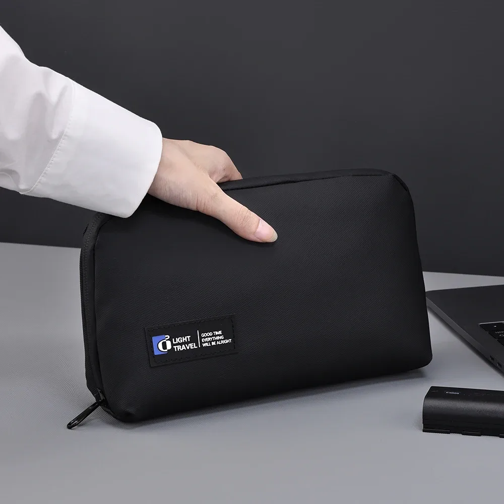 sac de rangement de câbles usb, sac de voyage pour écouteurs, powerbank, lignes de données, pochette de rangement, sac de câble de souris de grande capacité