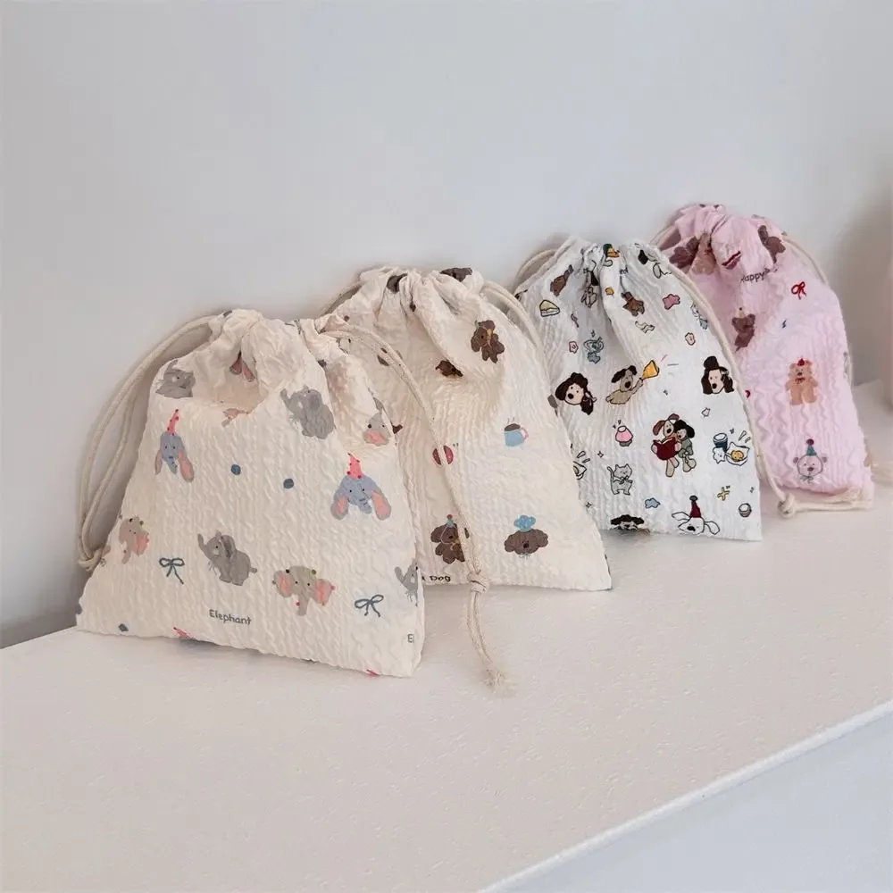 sac cadeau portable pour bricolage, sac d'emballage multifonction anti-poussière pour bonbons, sac de rangement en tissu de grande capacité pour pièces de monnaie