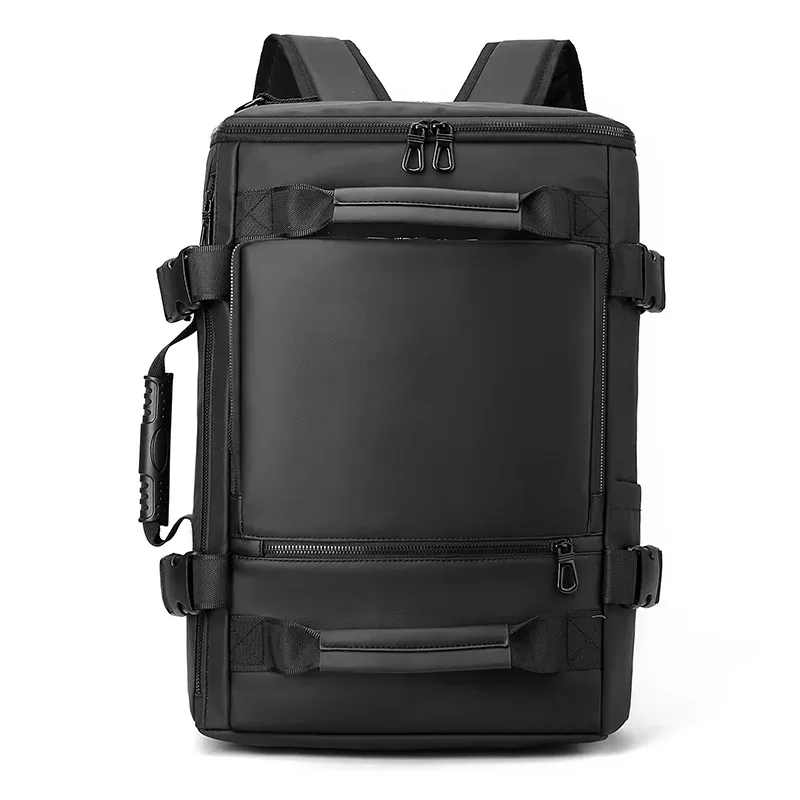 sac à dos de voyage carry on pour hommes et femmes, sac de sport convertible durable adapté aux ordinateurs portables de 16 pouces pour le fitness et les voyages