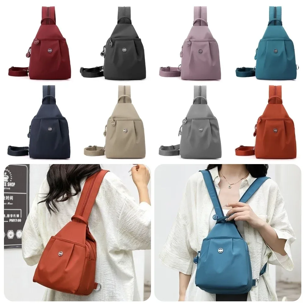 sac à dos en tissu oxford tendance, grande capacité, imperméable, sac de voyage multi-couches, multi-usages, sacs de poitrine, randonnée en plein air