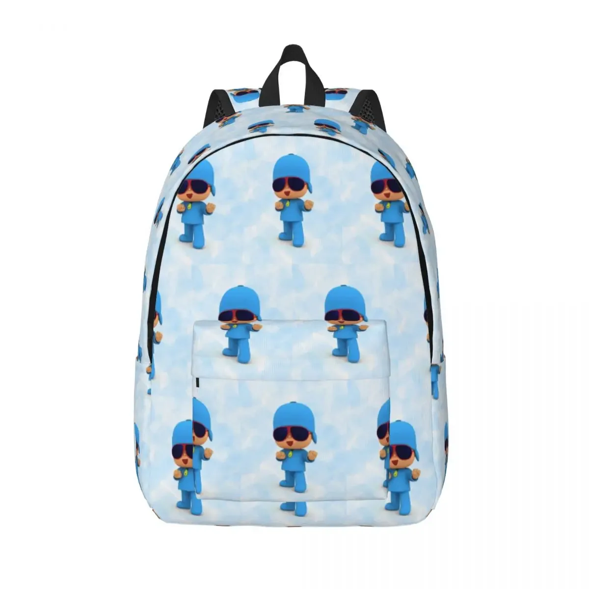 pocoyo étudiant sac à dos sac d'école randonnée voyage sac à dos pour hommes femmes mode bookbag sacs à bandoulière