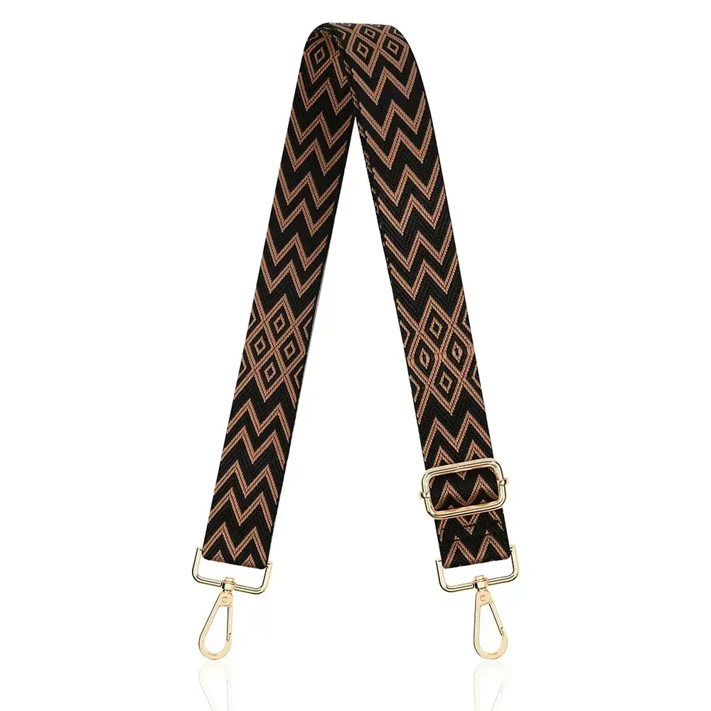 sangle de sac en nylon/coton pour femmes, sangles colorées pour bandoulière, accessoires de sac à bandoulière, ceintures réglables, sangles de sac à main