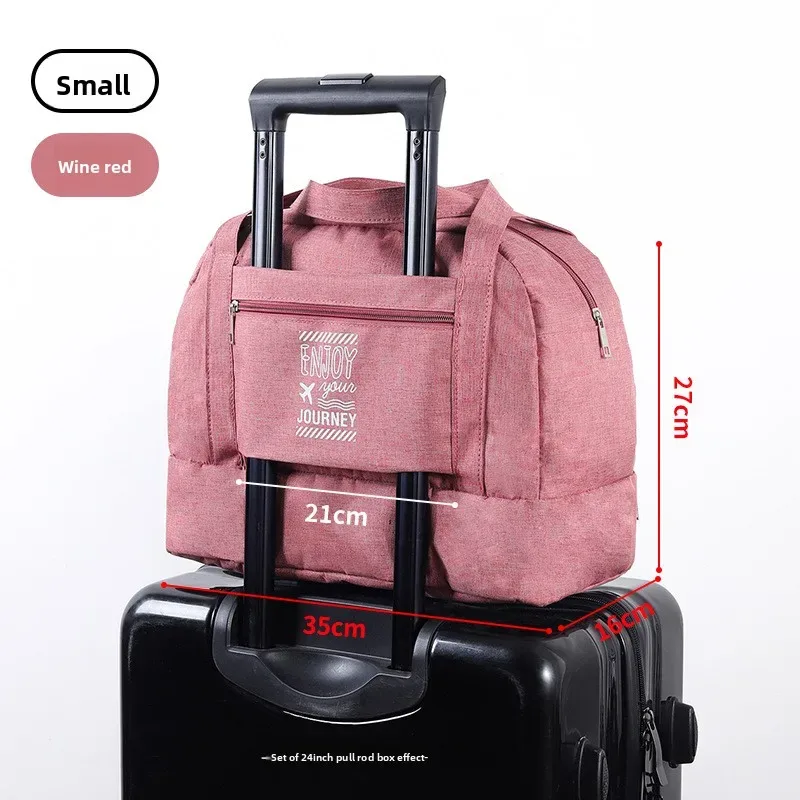 sac de voyage étanche double couche pour salle de sport et natation, portable, séparation sèche/humide, rangement de produits de toilette cosmétiques, sac unisexe