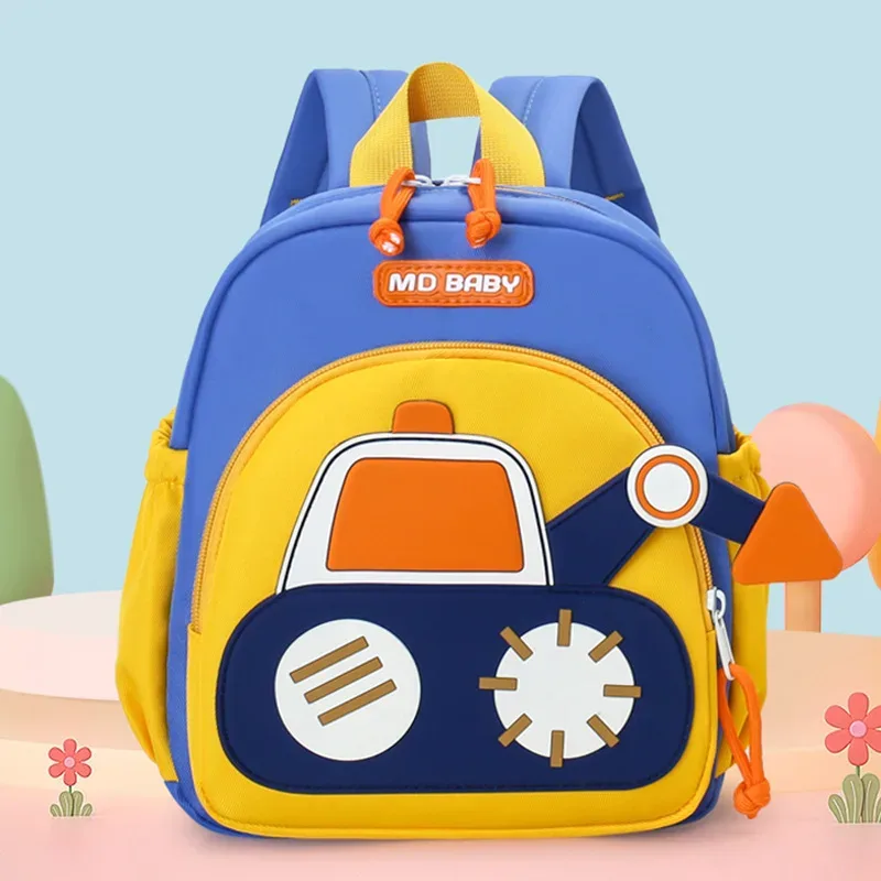 sac à dos pour enfants, pour garçons et filles, école maternelle, camion de construction mignon, design de voiture, sac à dos décontracté tendance