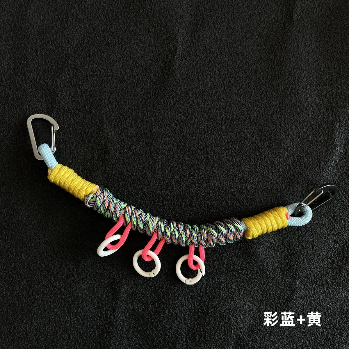 accessoires de sangle de sac multifonction en paracorde tressée à la main pour modification tactique extérieure diy, corde de suspension pour sac à dos