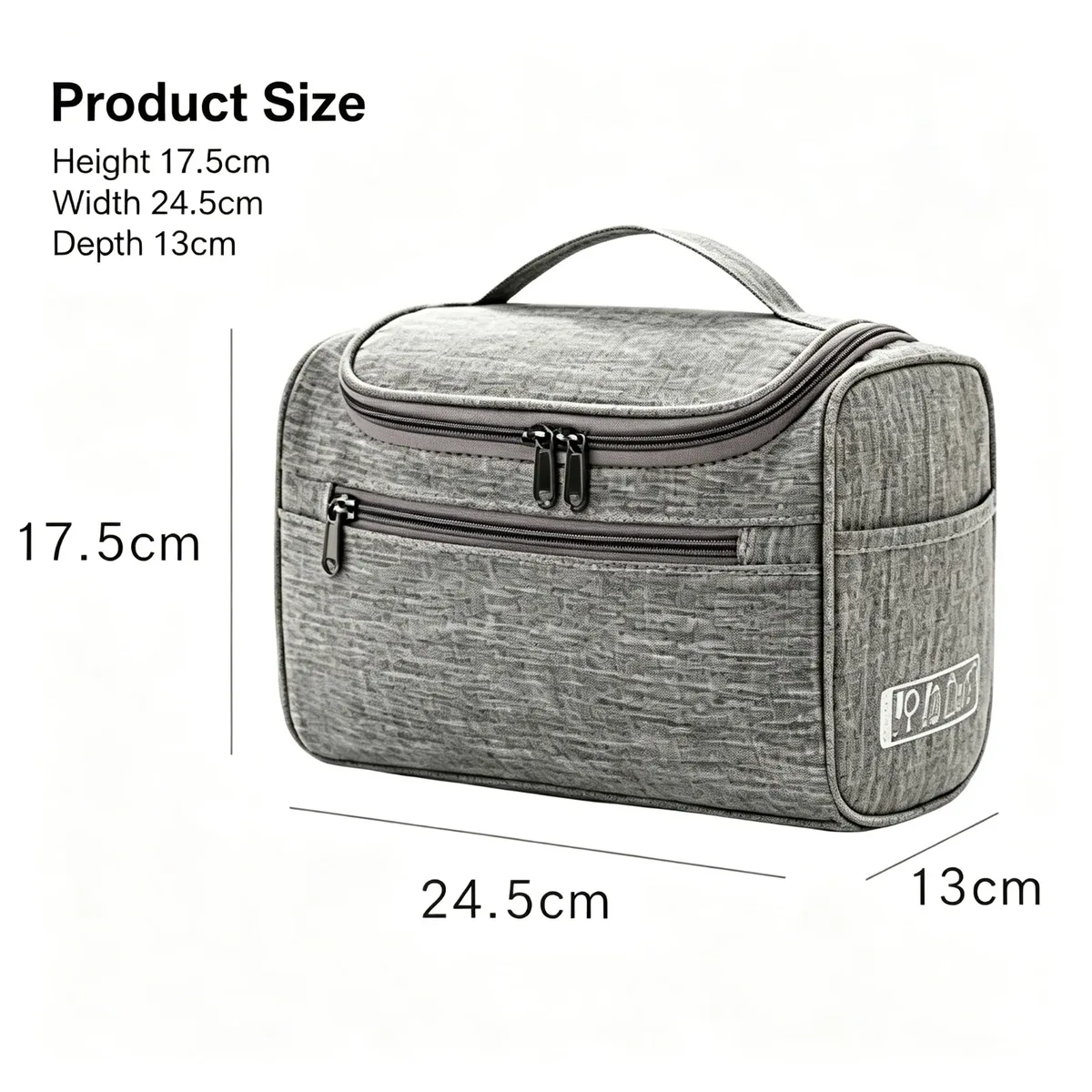 sac de voyage pour toilettage des animaux, organisateur d'accessoires pour animaux de compagnie avec motif de bain de chien mignon, pochette suspendue portable pour accessoires de toilettage