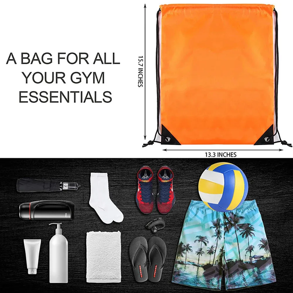 sac à dos personnalisé avec proximité wstring, sac de voyage en plein air, de dehors, d'entraînement, de chaussures de bug astique, impression de logo, cadeau personnalisé, 10 pièces/lot