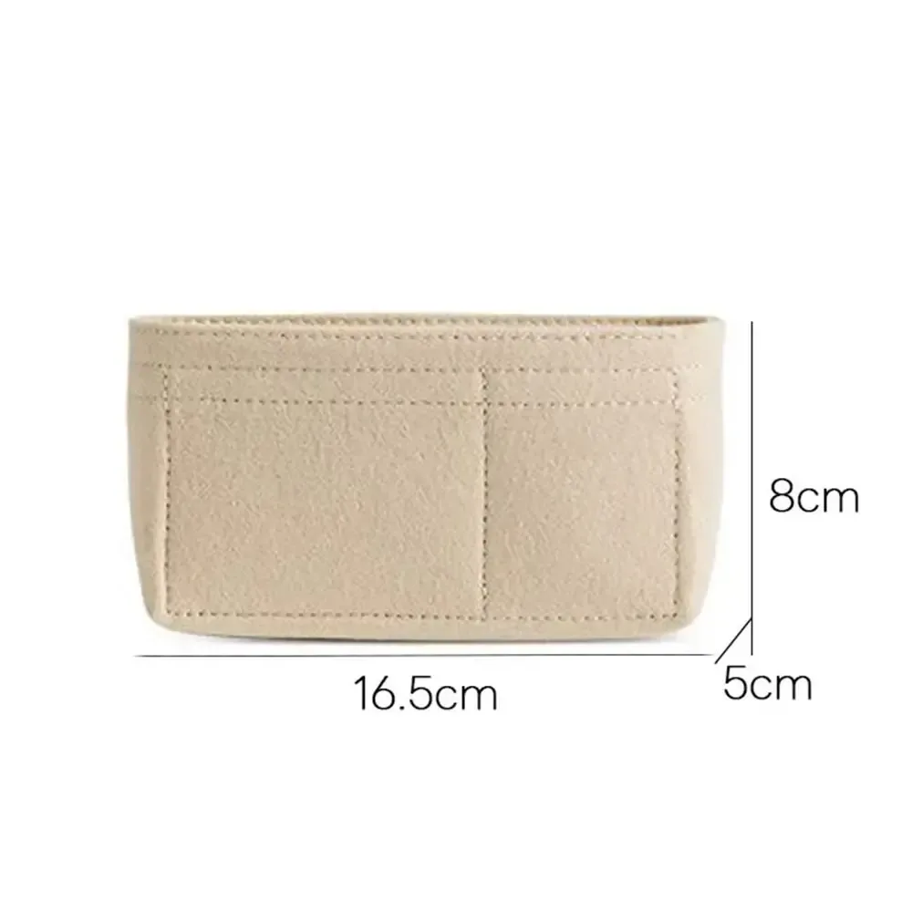 sac de rangement multi-poches pour longchamp, mini pochette en feutre, 1 pièce