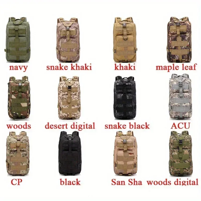 30l militaire tactique sac à dos armée camouflage molle sac tactique sports de plein air camping chasse pack pour hommes randonnée escalade sac