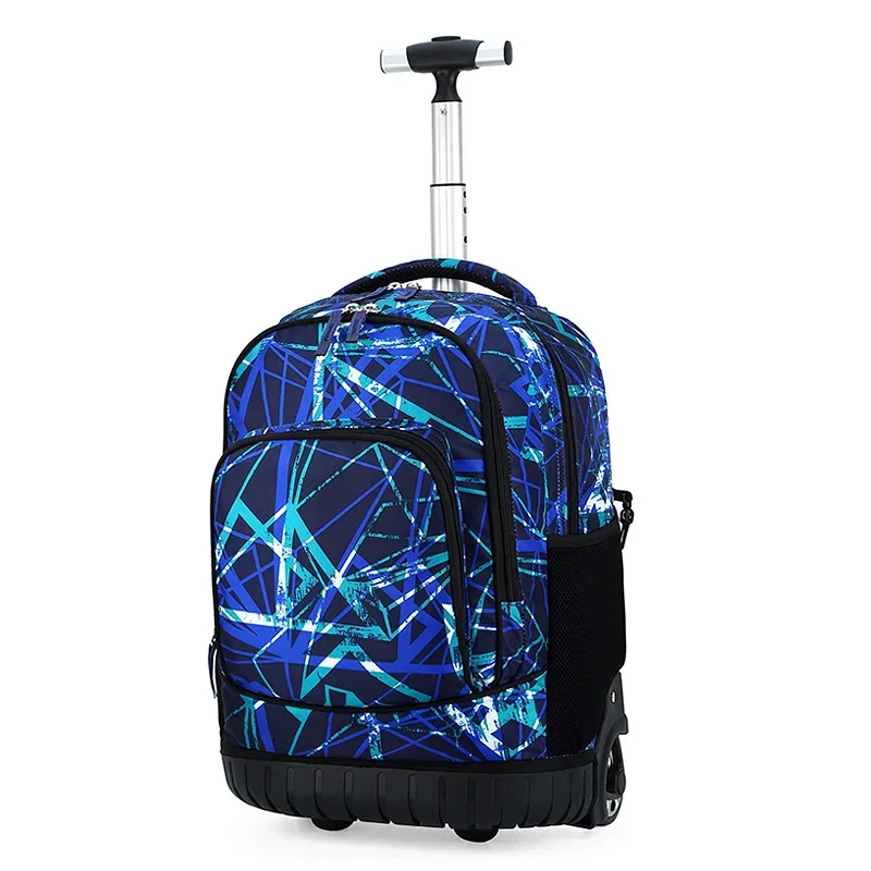 24 pouces école sac à dos roulant sacs enfants voyage chariot sac teeangers enfants sac à dos à roulettes pour fille sac d'école avec roues