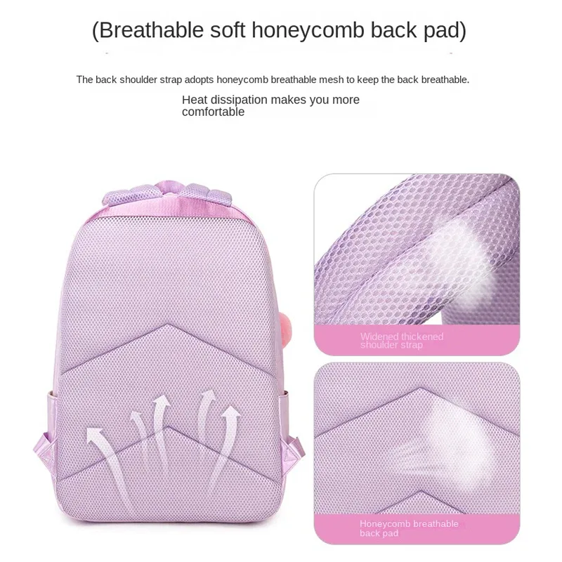sac d'école étanche pour enfant et adolescente, interrupteur sac à dos avec déjeuner et trousse à crayons, ensemble de 3 pièces