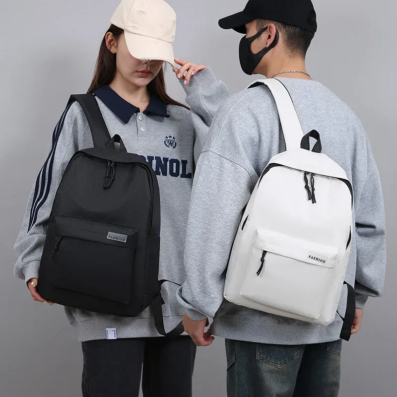 sac à dos simple nouveau style collège style petit sac à dos voyage léger version coréenne collège lycée double sacs à bandoulière