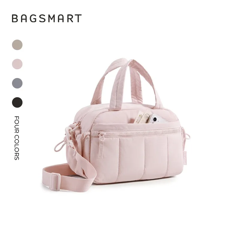 bagsmart – sac à bandoulière de grande capacité pour femmes, sac à bandoulière décontracté pour étudiants, pochette quotidienne pour loisirs, sac à main polyvalent