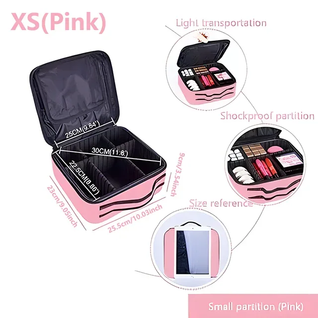 trousse à cosmétiques de grande capacité, boîte à outils de maquillage de manucure étanche, trousse de maquillage pour voyage, nouvelle trousse de maquillage professionnelle pour outils de tatouage