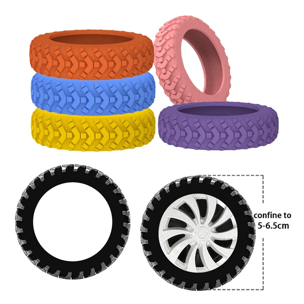 roues de valise universelles en silicone, 8 pièces, chariots de degré d'usure, roulette pour valise