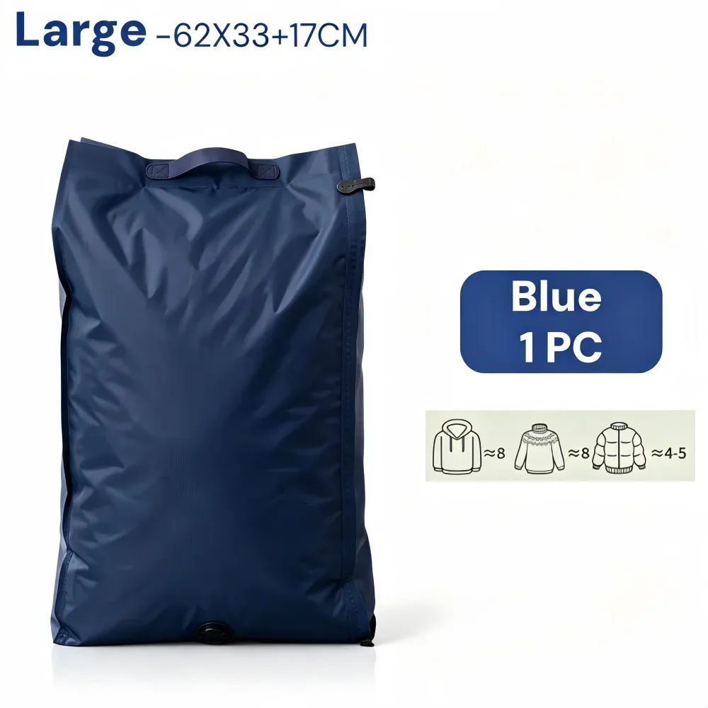 sacs de rangement sous vide pour voyage, économiseurs d'espace, réutilisables, résistants à la poussière et à l'humidité, sacs de compression durables pour valises de voyage