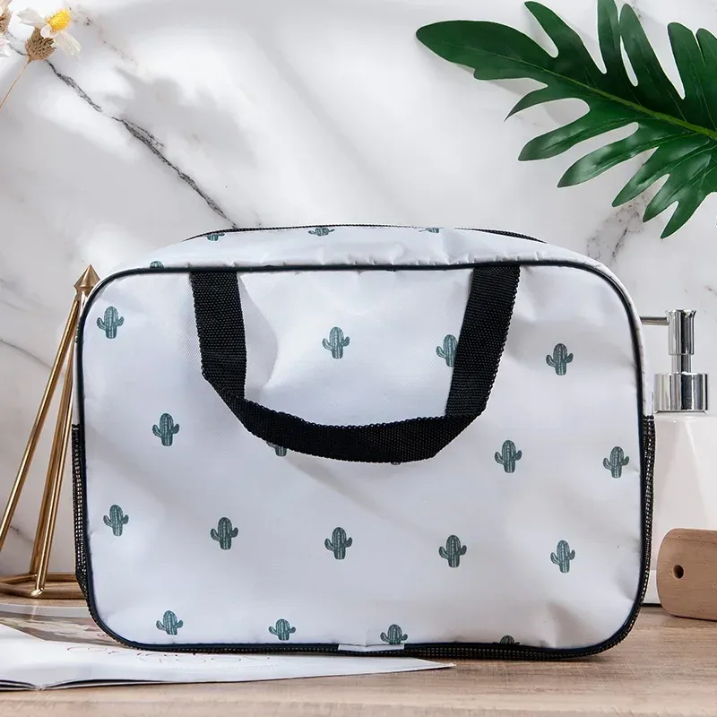 trousse de toilette de voyage pour filles, trousse de maquillage à fermeture éclair, organisateur de mode imprimé floral, fourre-tout pour femmes, grand sac à cosmétiques, nouvelle collection