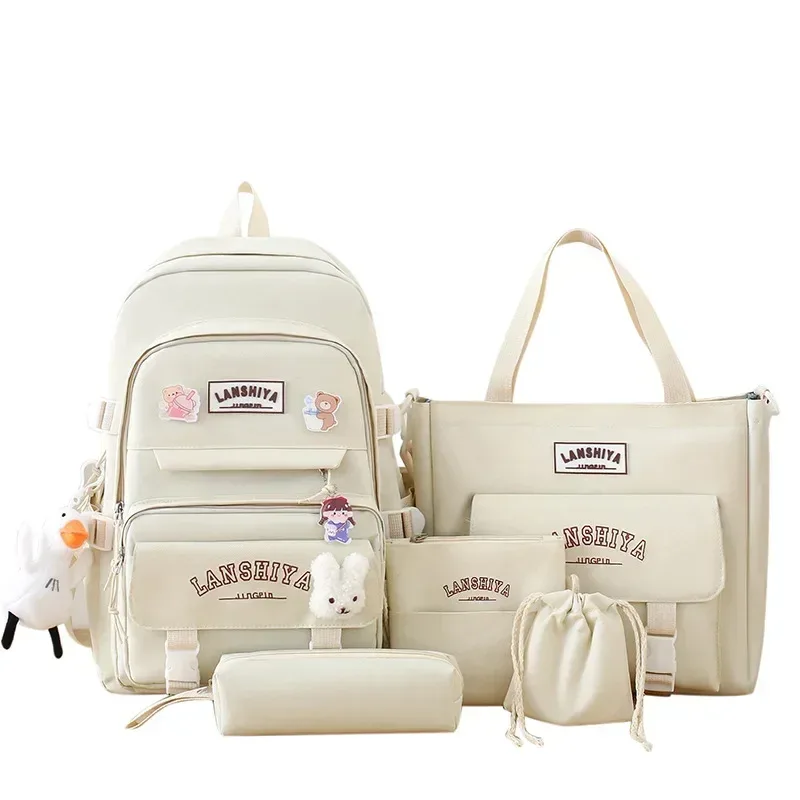 forêt japonais coréen harajuku étudiant sac à dos lycée femme grande capacité mode loisirs voyage nouveau style pendentif gratuit
