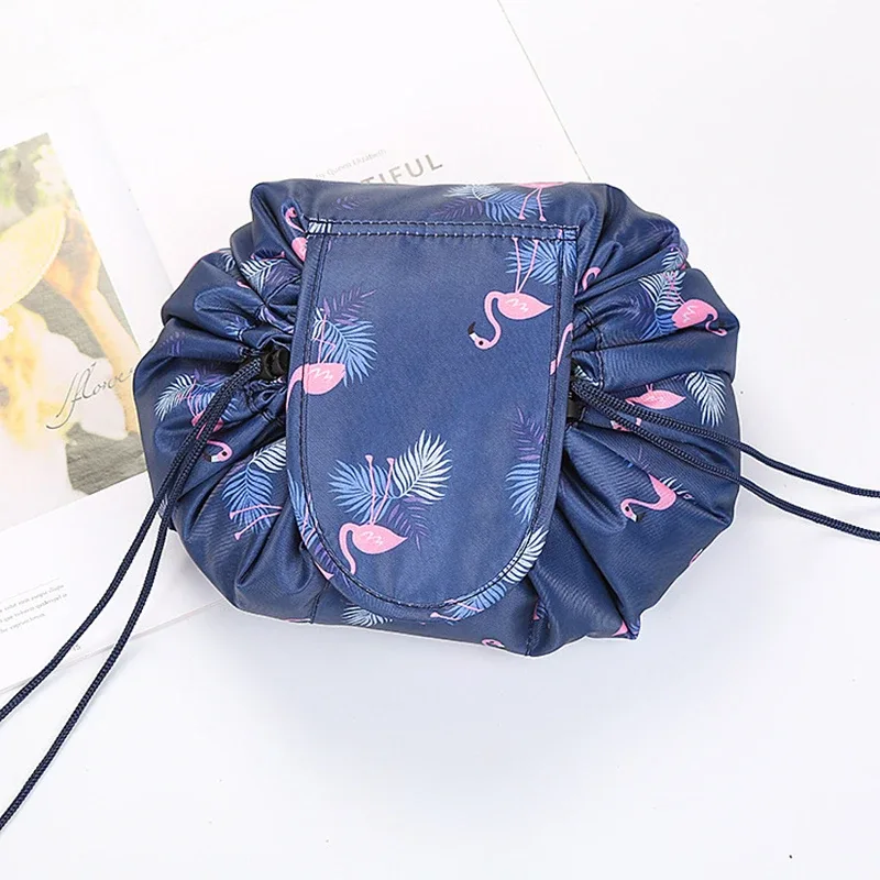 sac de voyage pour le rangement du maquillage, organiseur portable imperméable pour femmes, trousse de toilette, sac cosmétique à cordon pour femmes